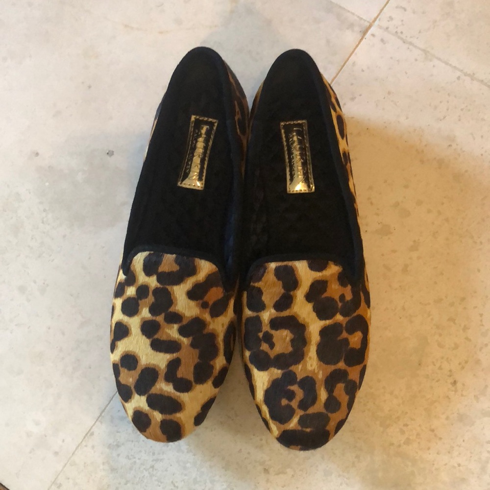 Leopard print flats. Ralph Lauren Size 6